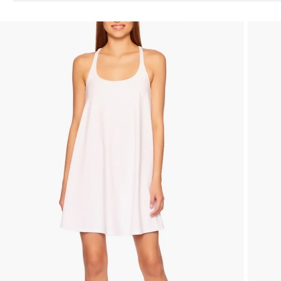 Susana Monaco Racerback A-Line Black Tank Dress - Size Large - Picture 5 of 6